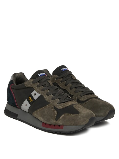 BLAUER QUEENS  Men's Sneakers black/military - Men’s shoes