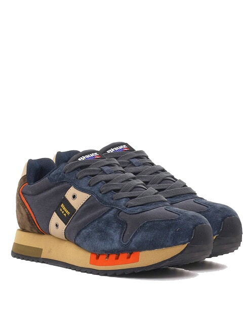 BLAUER QUEENS  Men's Sneakers navy/grey - Men’s shoes
