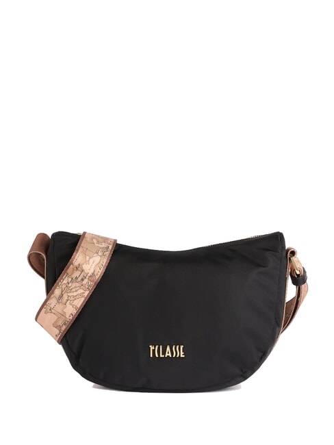 ALVIERO MARTINI PRIMA CLASSE STORMY NYLON Small crescent shoulder bag Black - Women’s Bags