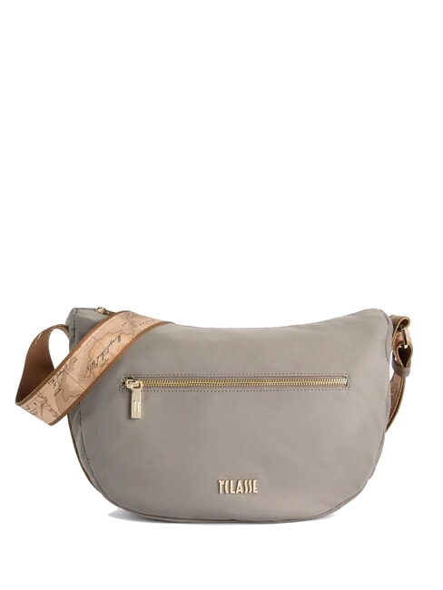 ALVIERO MARTINI PRIMA CLASSE STORMY NYLON Large crescent shoulder bag turtledove - Women’s Bags