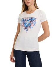 GUESS SS CN PEONY TRIANGLE Short-sleeved T-shirt with print - T-shirt