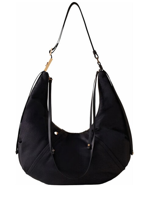 BORBONESE FOLD Shoulder bag dark black - Women’s Bags