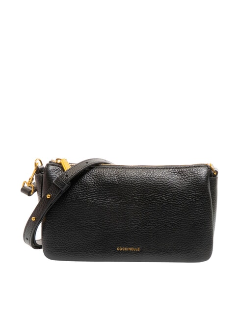 COCCINELLE ISIDE Small leather shoulder bag Black - Women’s Bags