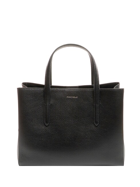 COCCINELLE SWAP Leather bag with shoulder strap Black - Women’s Bags