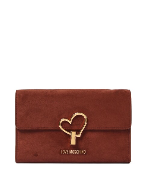 LOVE MOSCHINO SMART DAILY Shoulder bag with flap rust - Women’s Bags