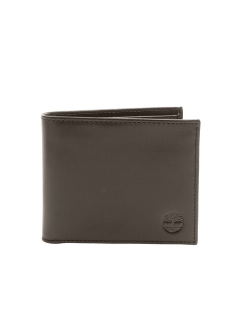 TIMBERLAND BASIC 6cc leather wallet dark brown - Men’s Wallets