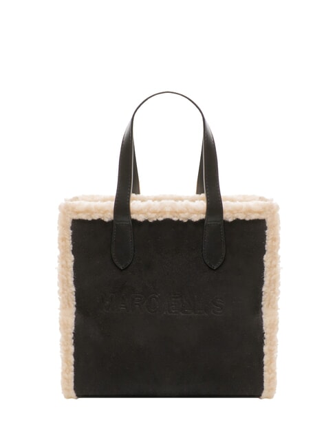 MARC ELLIS SHERPA Medium handbag with shoulder strap black - Women’s Bags
