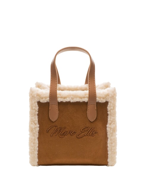 MARC ELLIS SHERPA Mini handbag with shoulder strap dark leather - Women’s Bags