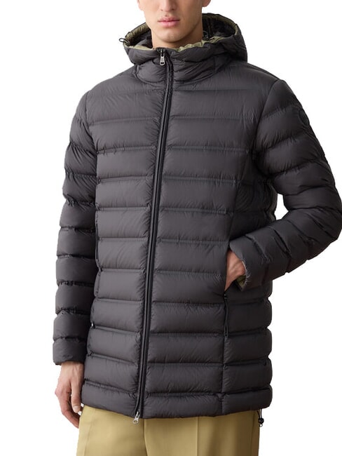 COLMAR MINIMAL Down jacket with hood volcano-muddy - Men's down jackets