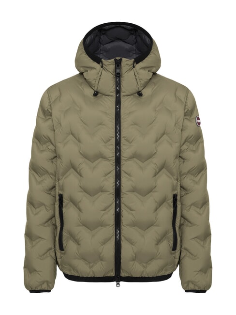 COLMAR DASHED Down jacket with hood muddy volcano - Men's down jackets