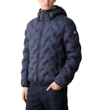 COLMAR DASHED Down jacket with hood navy blue ice - Men's down jackets - 1