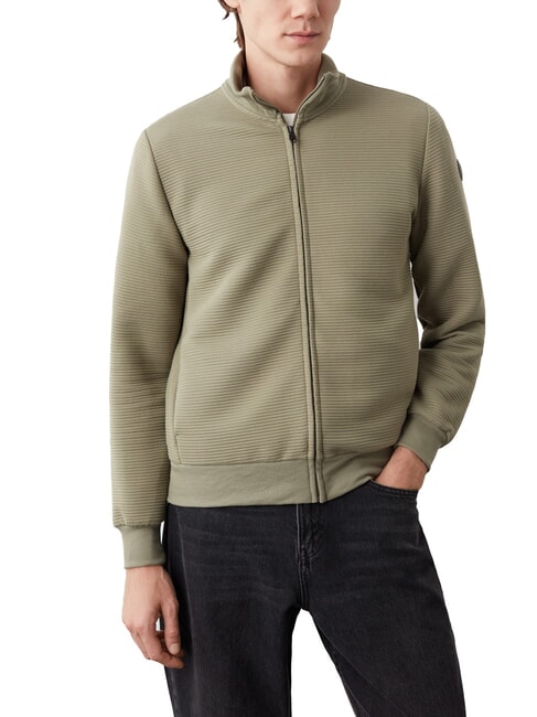COLMAR MAINSTREAM Full zip sweatshirt muddy - Sweatshirts