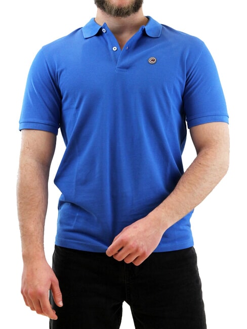 COLMAR START Short-sleeved cotton polo shirt smurf - Polo shirt