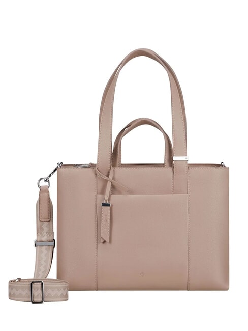 SAMSONITE BRIGHTBEYOND  Laptop bag with shoulder strap BEIGE - Women’s Bags