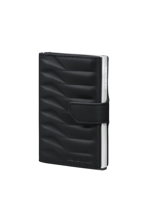 SAMSONITE ALU FIT Wallet with slide-up card holder BLACK - Men’s Wallets