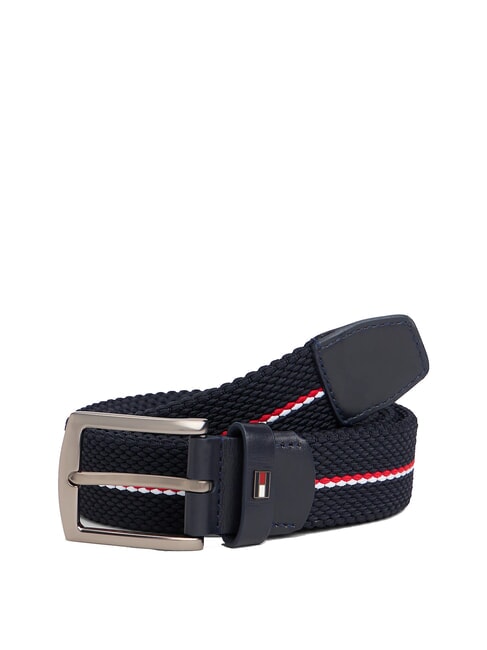 TOMMY HILFIGER DENTON Belt space blue / black - Belts