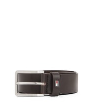 TOMMY HILFIGER OLIVER Leather belt Made in Italy - Belts