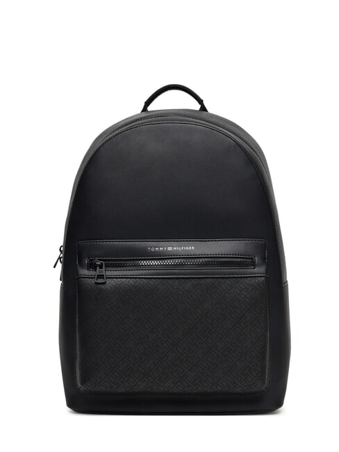 TOMMY HILFIGER TH MONOGRAM 13" laptop backpack black - Laptop backpacks