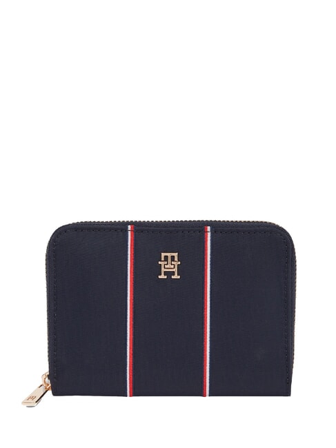 TOMMY HILFIGER TH ICON Medium Zip Around Wallet blue corp - Women’s Wallets