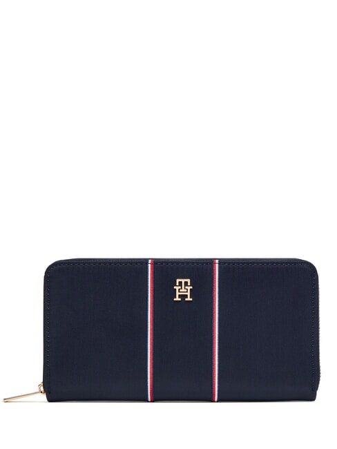 TOMMY HILFIGER TH ICON Zip-around wallet blue corp - Women’s Wallets
