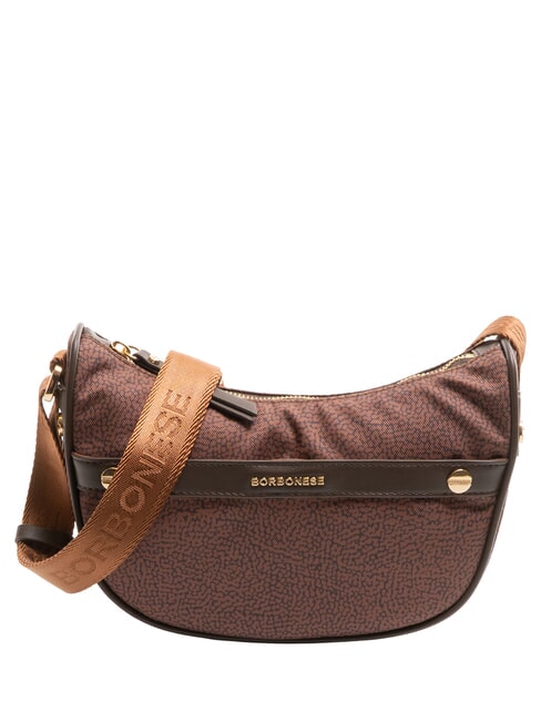 BORBONESE LUNA BAG S Downtown terracotta - Women’s Bags