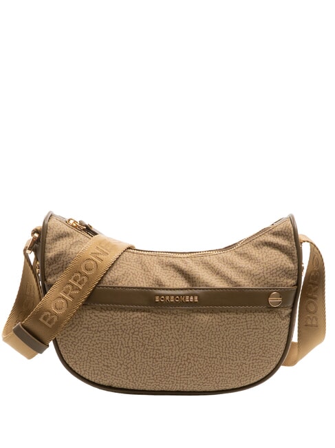 BORBONESE LUNA BAG S Downtown oil green - Women’s Bags