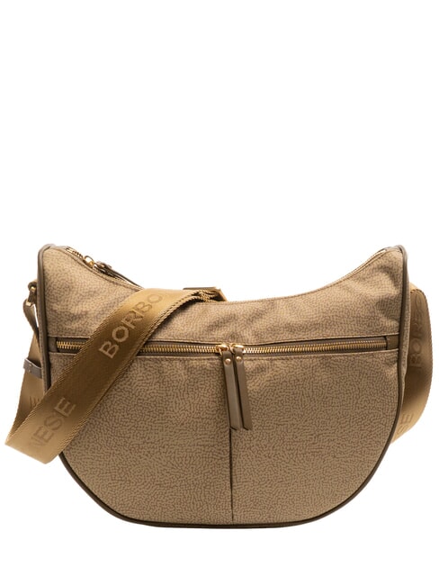 BORBONESE LUNA BAG Flexos Zip oil green - Women’s Bags