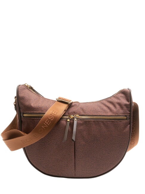 BORBONESE LUNA BAG Flexos Zip terracotta - Women’s Bags