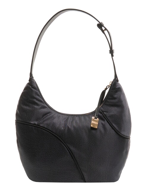 BORBONESE TENNIS  Hobo shoulder bag dark black - Women’s Bags