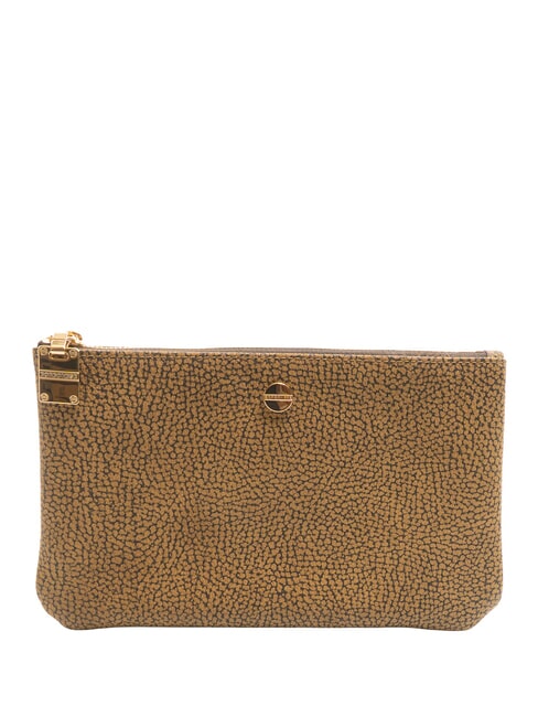 BORBONESE VITE COATED OP All-purpose pouch op / natu - Sachets & Travels Cases