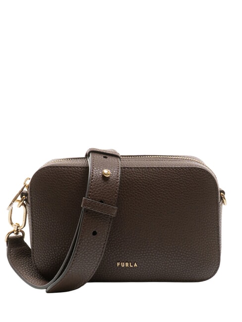 FURLA PETUNIA Mini shoulder bag chocolate - Women’s Bags