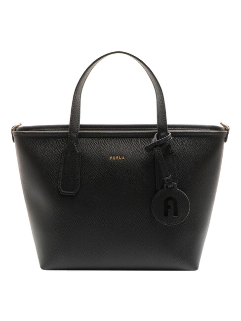 FURLA CLASSIC Handbag, leather shopper Black - Women’s Bags