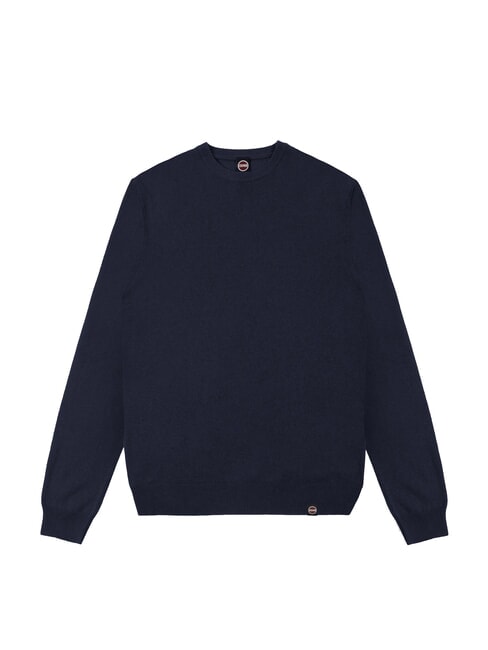 COLMAR ORIGINALS Cashmere blend plain knit sweater navy blue - Men's Sweaters