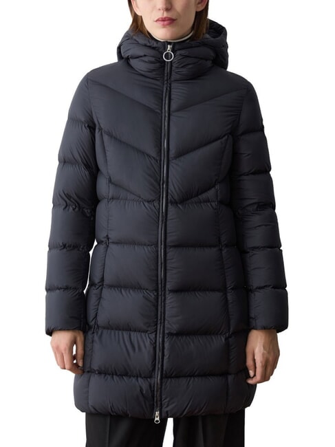 COLMAR CAPTION Long down jacket with hood black - Women's down jackets