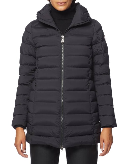 COLMAR EXPERT Medium-length down jacket with high collar black - Women's down jackets