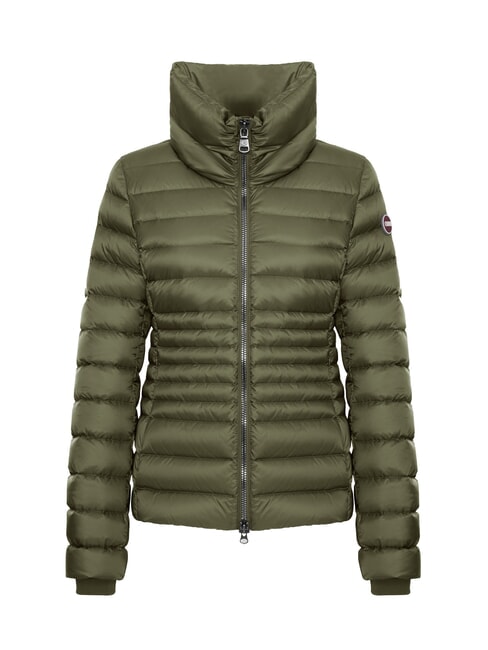 COLMAR DELUXE Short high-necked down jacket darkmud-darksteel - Women's down jackets