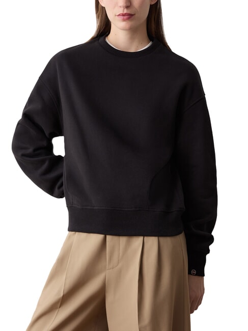 COLMAR STUNNING Crew neck sweatshirt with pleats black - Women's Sweatshirts