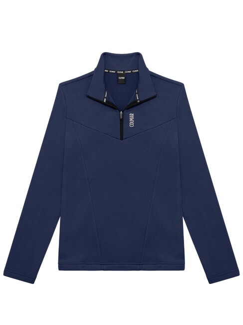 COLMAR SCI FACETIME Thermal sweatshirt with half zip navy blue - Women's Sweatshirts