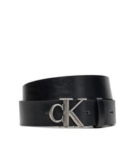CALVIN KLEIN CK HARDWARE Leather belt - Belts
