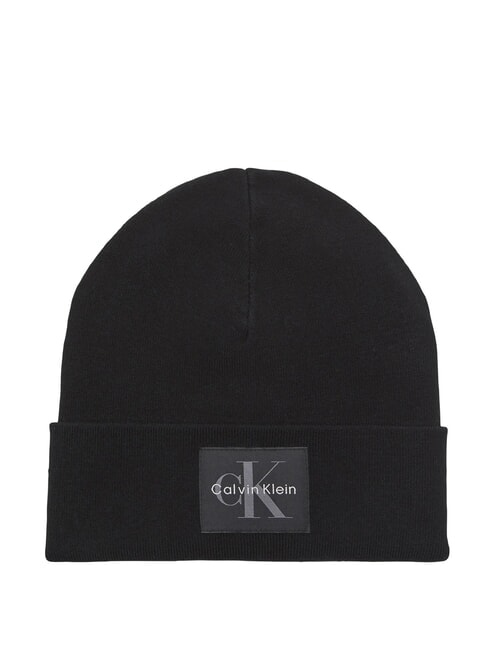 CALVIN KLEIN MONOLOGO PATCH FINE  Cap on black - Hats