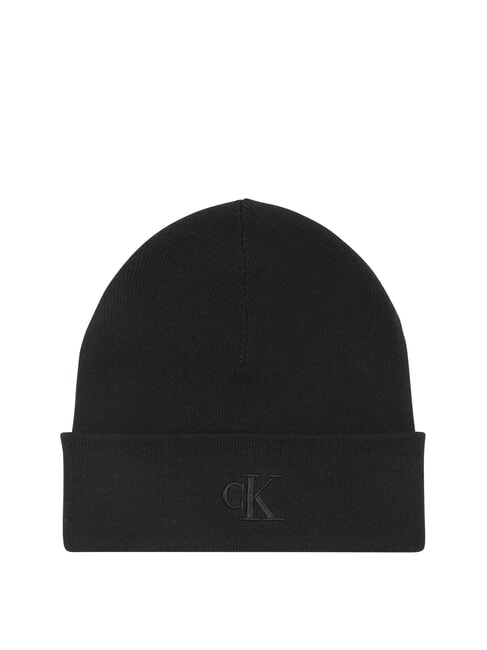 CALVIN KLEIN MONOGRAM EMBROIDERY  Hat on black - Hats