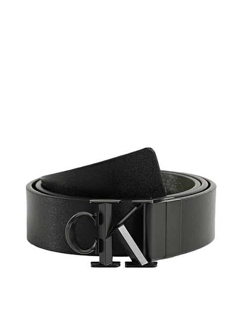 CALVIN KLEIN CK HARDWARE SEASONAL  Reversible leather belt thyme - Belts