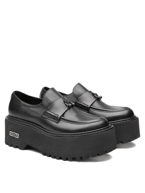CULT AXL 4538 Leather loafers with fringe black - Women’s shoes