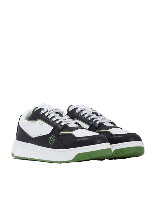 PIQUADRO URBAN  Sneakers black/white/green - Men’s shoes