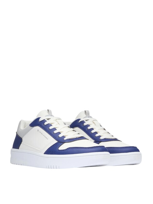 PIQUADRO TE Color-block sneakers white/blue - Unisex shoes