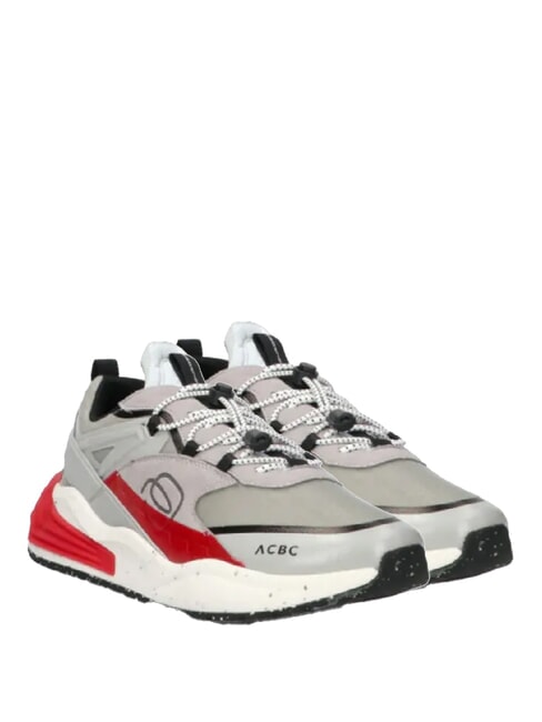 PIQUADRO CORNER 2.0 SPECIALE 2 Sneakers in recycled fabric GREY - Men’s shoes