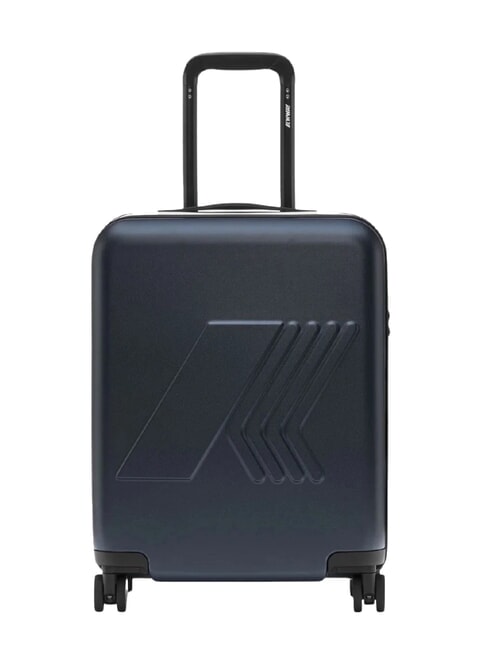 KWAY EUDOXIE LOGO Hand Luggage Trolley blue depth - Hand luggage