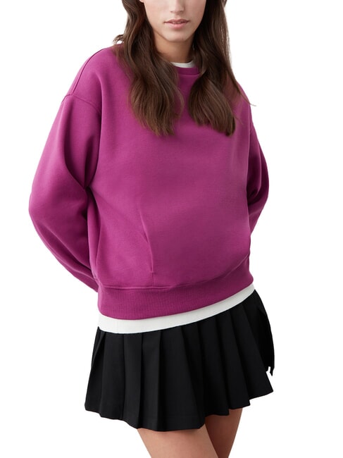 COLMAR STUNNING Crew neck sweatshirt with pleats pop star - Women's Sweatshirts