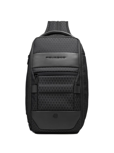 PIQUADRO HEXAGON One-Shoulder Backpack Black - Laptop backpacks