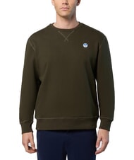 NORTH SAILS ROUND LOGO Cotton crewneck sweatshirt - Sweatshirts